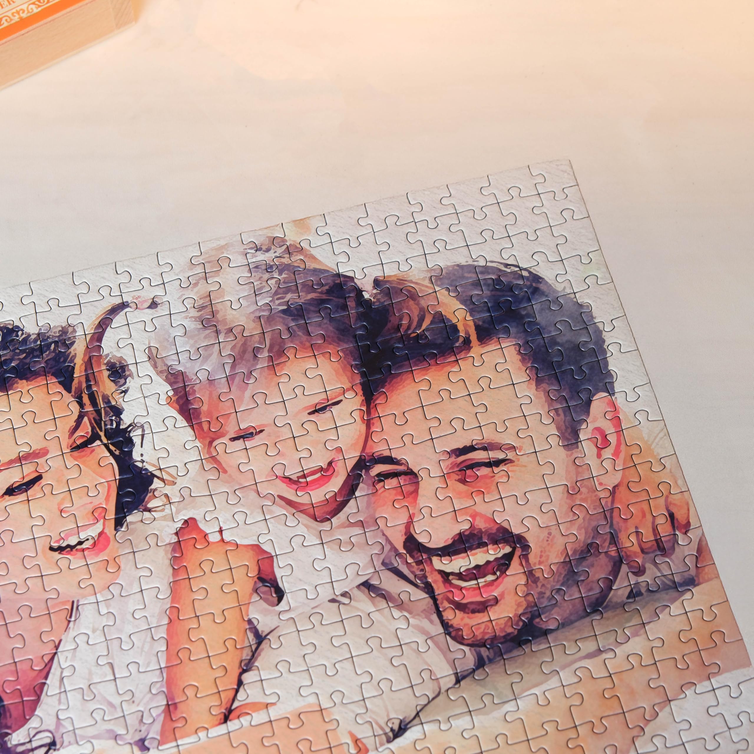500-Piece Personalized Photo Jigsaw Puzzle | Custom Family Keepsake Gift